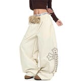 甘辛系ガールズ☆ウエスト毛足切替パラシュート風ワイドパンツ | 17kg | 詳細画像2