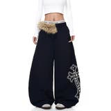 甘辛系ガールズ☆ウエスト毛足切替パラシュート風ワイドパンツ | 17kg | 詳細画像7