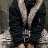 ユニセックス☆アメカジ系ウォッシュ加工デニム中綿ジャケット冬用裏起毛 | 17kg | 詳細画像6 