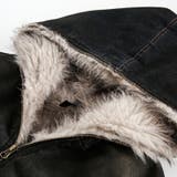 ユニセックス☆アメカジ系ウォッシュ加工デニム中綿ジャケット冬用裏起毛 | 17kg | 詳細画像13 