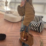 ユニセックス☆ダメージ加工フェイクレイヤード二重とろみワイドデニムパンツ | 17kg | 詳細画像24 