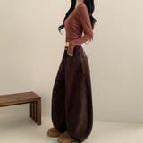 甘辛系ガールズ レトロウォッシュレオパード×文字ワッペンワイドストレートデニムパ… | 17kg | 詳細画像5 