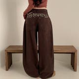 コーヒー | 甘辛系ガールズ レトロウォッシュレオパード×文字ワッペンワイドストレートデニムパ… | 17kg