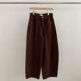 甘辛系ガールズ レトロウォッシュレオパード×文字ワッペンワイドストレートデニムパ… | 17kg | 詳細画像23 