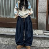 ゆるカワコーデ コーデュロイストライプ柄ウエストゴムドローストリング入りロングパ… | 17kg | 詳細画像22 