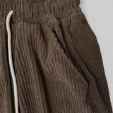 ゆるカワコーデ コーデュロイストライプ柄ウエストゴムドローストリング入りロングパ… | 17kg | 詳細画像26 