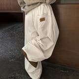 ゆるカワコーデ コーデュロイストライプ柄ウエストゴムドローストリング入りロングパ… | 17kg | 詳細画像5 