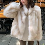 甘辛系ガールズ☆スタンドカラー 上品で華やかなフェイクファーコートエコファー | 17kg | 詳細画像1 