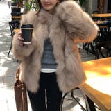 甘辛系ガールズ☆スタンドカラー 上品で華やかなフェイクファーコートエコファー | 17kg | 詳細画像2 