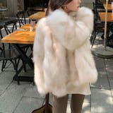 甘辛系ガールズ☆スタンドカラー 上品で華やかなフェイクファーコートエコファー | 17kg | 詳細画像12 