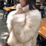 甘辛系ガールズ☆スタンドカラー 上品で華やかなフェイクファーコートエコファー | 17kg | 詳細画像13 