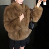 甘辛系ガールズ☆スタンドカラー 上品で華やかなフェイクファーコートエコファー | 17kg | 詳細画像18 