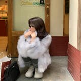 甘辛系ガールズ☆スタンドカラー 上品で華やかなフェイクファーコートエコファー | 17kg | 詳細画像24 