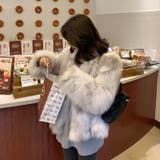 甘辛系ガールズ☆スタンドカラー 上品で華やかなフェイクファーコートエコファー | 17kg | 詳細画像30 
