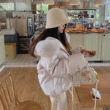 ゆるカワコーデ☆フォックス風ビッグファーフード付き ショート丈ダウンジャケット | 17kg | 詳細画像2 