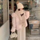 ゆるカワコーデ☆フォックス風ビッグファーフード付き ショート丈ダウンジャケット | 17kg | 詳細画像11 