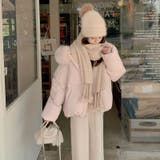 ゆるカワコーデ☆フォックス風ビッグファーフード付き ショート丈ダウンジャケット | 17kg | 詳細画像14 