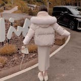 ゆるカワコーデ☆フォックス風ビッグファーフード付き ショート丈ダウンジャケット | 17kg | 詳細画像20 