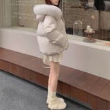 ゆるカワコーデ☆フォックス風ビッグファーフード付き ショート丈ダウンジャケット | 17kg | 詳細画像30 