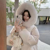 ゆるカワコーデ☆フォックス風ビッグファーフード付き ショート丈ダウンジャケット | 17kg | 詳細画像33 