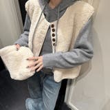 ゆるカワコーデ フェイクシープボア ベスト | 17kg | 詳細画像7