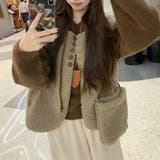 ゆるカワコーデ フェイクシープボア ベスト | 17kg | 詳細画像8