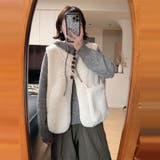 ゆるカワコーデ フェイクシープボア ベスト | 17kg | 詳細画像10