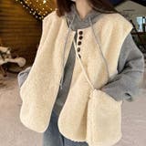 ゆるカワコーデ フェイクシープボア ベスト | 17kg | 詳細画像21