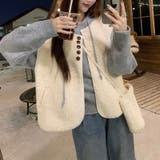 ゆるカワコーデ フェイクシープボア ベスト | 17kg | 詳細画像22