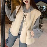 ゆるカワコーデ フェイクシープボア ベスト | 17kg | 詳細画像4