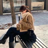 大人っぽく洗練された☆シープボア×フェイクファー牛角ボタン ベスト/ジレ | 17kg | 詳細画像10