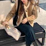 大人っぽく洗練された☆シープボア×フェイクファー牛角ボタン ベスト/ジレ | 17kg | 詳細画像12