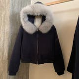 心地の良いスウェット風 取り外し可能なビッグファー付き フード一体型 | 17kg | 詳細画像14 