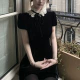 ゆるカワコーデ☆バロックベルベットシリーズ取り外し可能な襟 シャツ／ワンピース | 17kg | 詳細画像2 