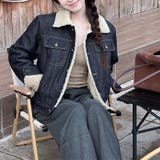 ゆるカワコーデ☆デニム×シープボアジャケット体型カバーアウター | 17kg | 詳細画像6 
