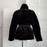 甘辛系ガールズ ベルベット「ブラックチョコ」90％グースダウンリバーシブル メタ… | 17kg | 詳細画像11 