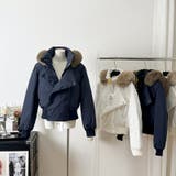 ゆるカワコーデ☆フォックスファー襟フード付き ダウンコート | 17kg | 詳細画像1 