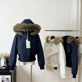 ゆるカワコーデ☆フォックスファー襟フード付き ダウンコート | 17kg | 詳細画像2 