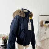 ゆるカワコーデ☆フォックスファー襟フード付き ダウンコート | 17kg | 詳細画像11 