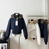 ゆるカワコーデ☆フォックスファー襟フード付き ダウンコート | 17kg | 詳細画像5 