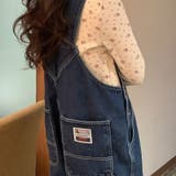 ゆるカワコーデ☆フラワープリント スクエアネック ショート丈 ニットトップス | 17kg | 詳細画像10 