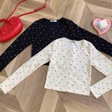 ゆるカワコーデ☆フラワープリント スクエアネック ショート丈 ニットトップス | 17kg | 詳細画像27 