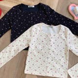 ゆるカワコーデ☆フラワープリント スクエアネック ショート丈 ニットトップス | 17kg | 詳細画像28 