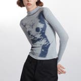 甘辛系ガールズ 猫プリント トップス長袖インナー | 17kg | 詳細画像12 