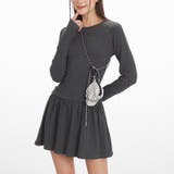 甘辛系ガールズ☆上品で細見えする長袖 プリーツスカート風 ワンピース | 17kg | 詳細画像2 