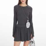 甘辛系ガールズ☆上品で細見えする長袖 プリーツスカート風 ワンピース | 17kg | 詳細画像3 