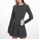 甘辛系ガールズ☆上品で細見えする長袖 プリーツスカート風 ワンピース | 17kg | 詳細画像12 