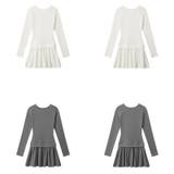 甘辛系ガールズ☆上品で細見えする長袖 プリーツスカート風 ワンピース | 17kg | 詳細画像16 