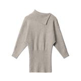 ブラウン | 甘辛系ガールズ ボディラインを美しく見せる ニットミディ丈 | 17kg