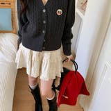 ミレニアル学園風 「レイヤード美学」ウエストゴム ベルベット | 17kg | 詳細画像10 